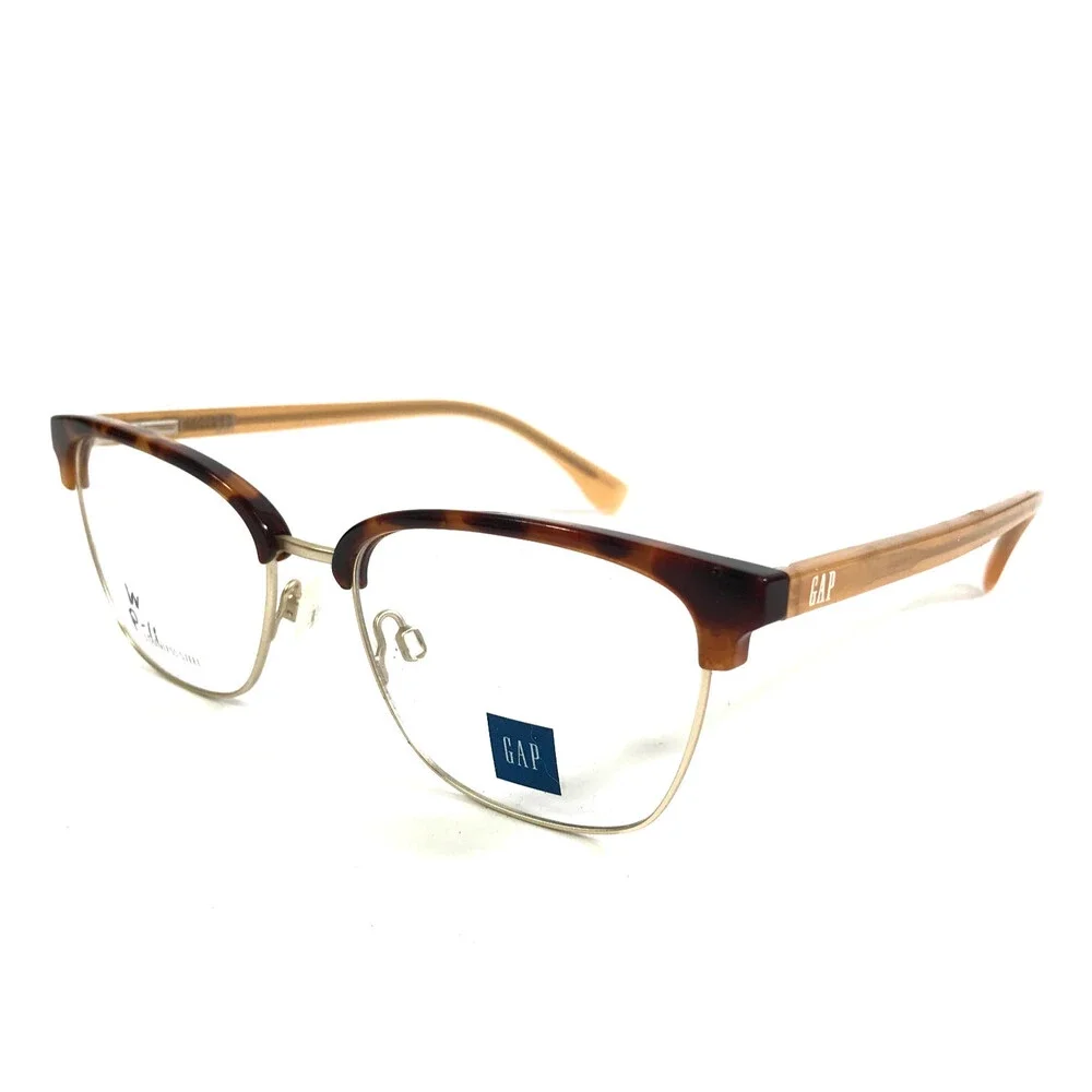 Gap Eyeglasses Frames VGP508 HAVANA 0HAV Havana Gold Square Full Rim 53-17-140